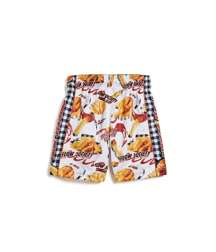 Шорты Crinkle Cut Fries Mid-length FLOW SOCIETY, White — фото 2