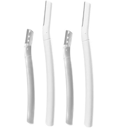 

Лезвия для бровей Beauty Shaper, 4 шт. в упаковке — белые и прозрачные (1 комплект), Ewanto
