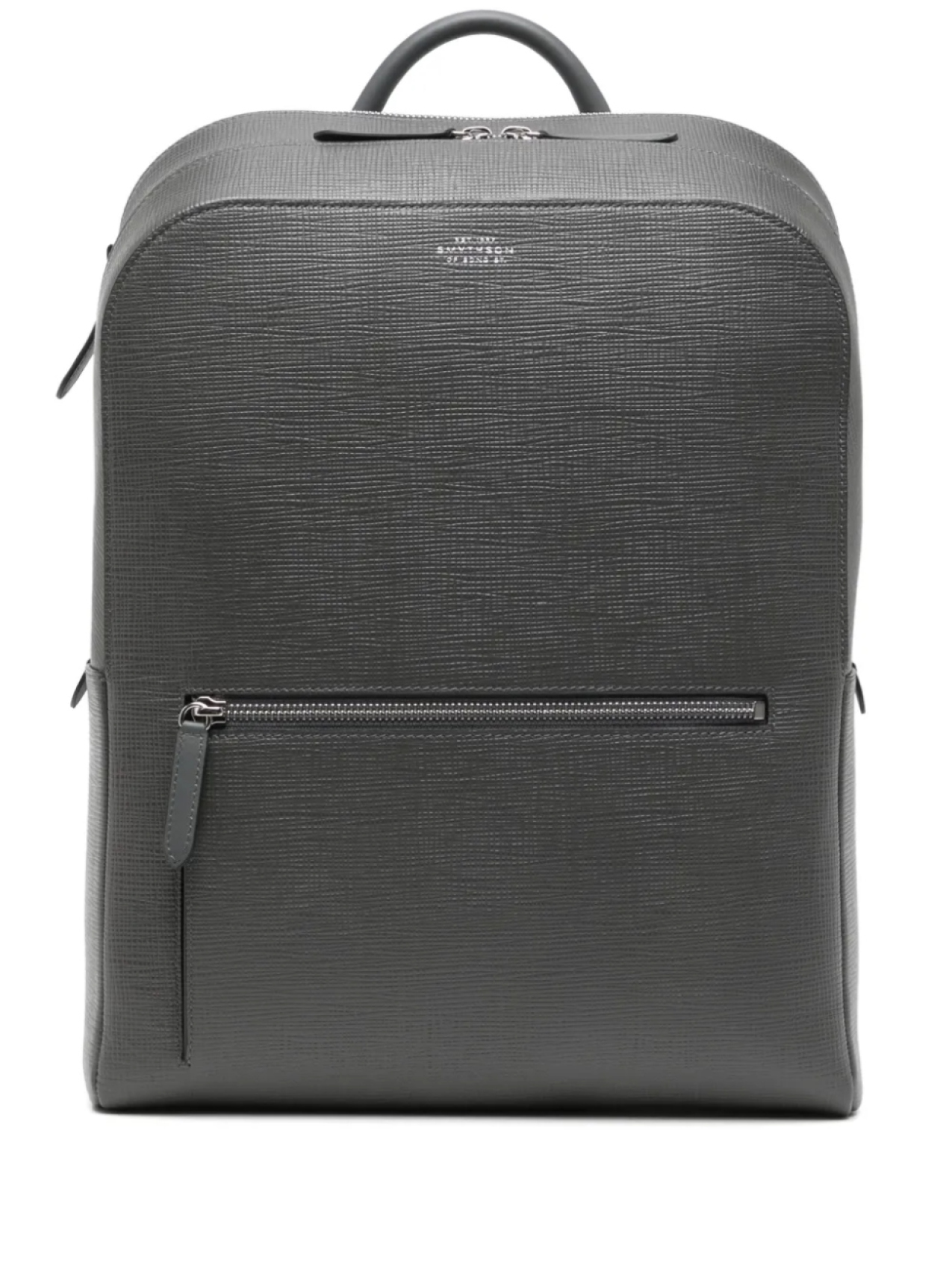 

Рюкзак с круговой молнией Smythson, серый
