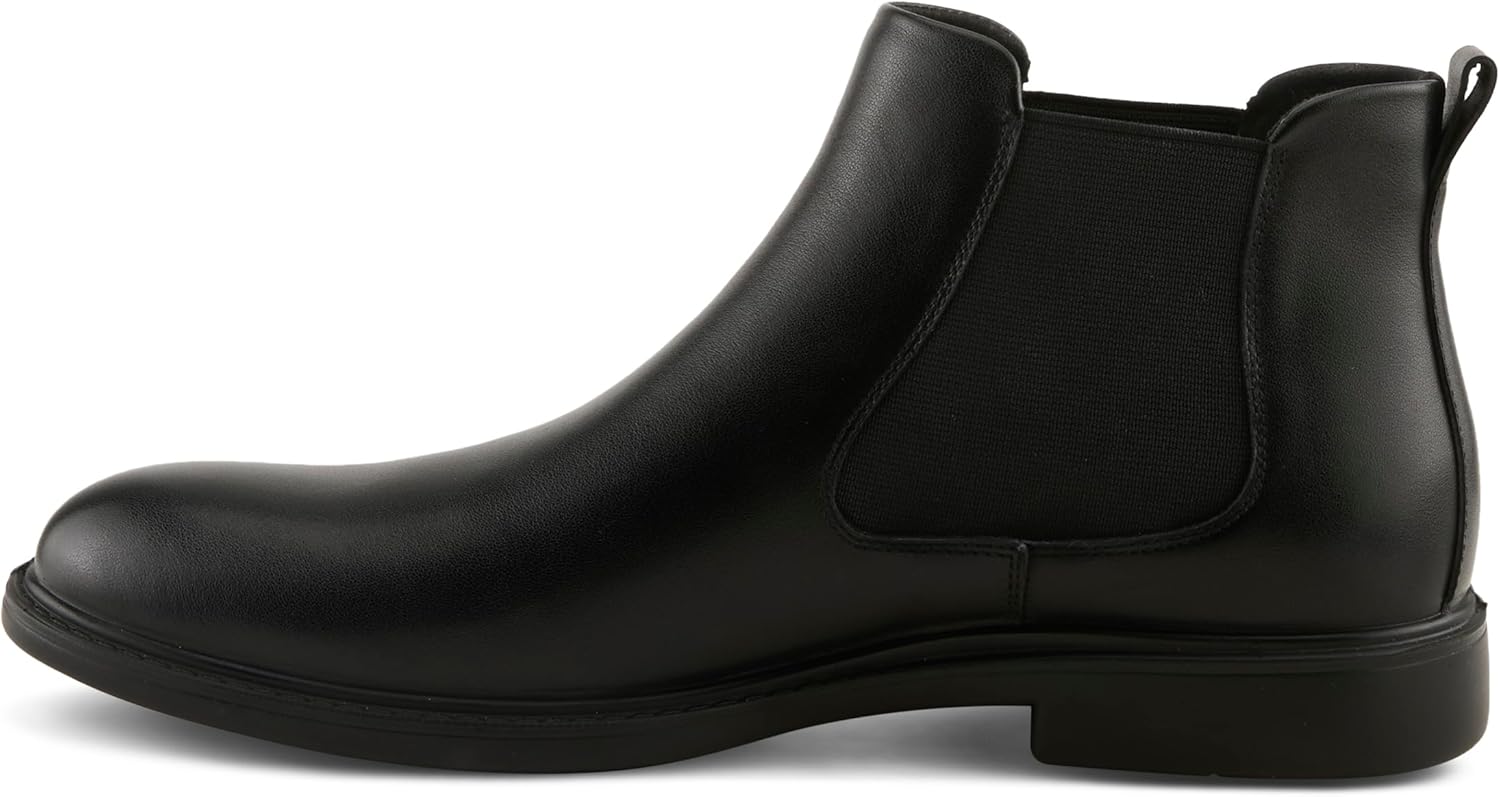 Мужские ботинки Spring Step CEVO Chelsea - кожаные ботинки до щиколотки с эластичными вставками, набранным каблуком и моделью без застежки, черный — фото 3