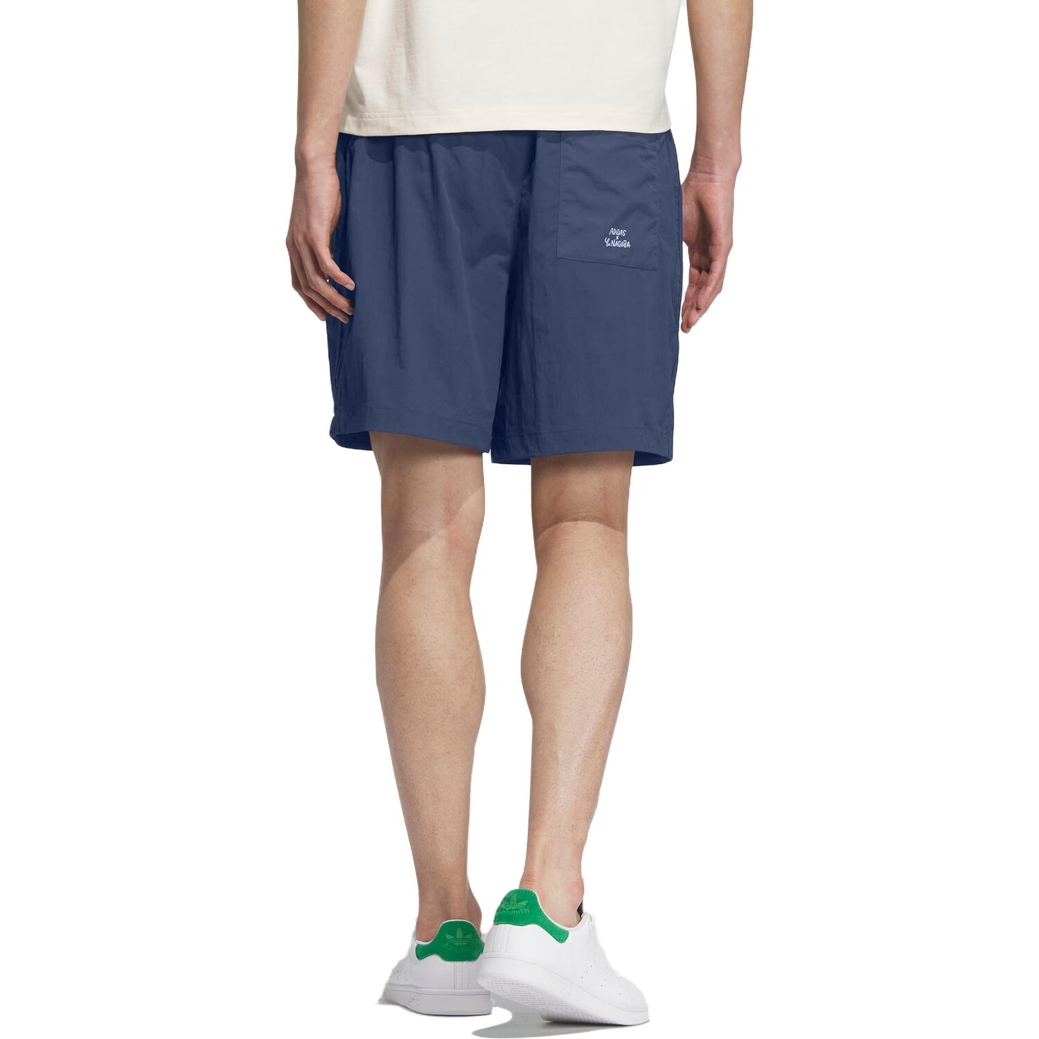 NAGABA SPORTSWEAR повседневные шорты мужские темно-синие Adidas Originals, темно-синий — фото 3