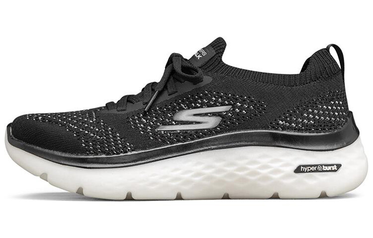 

Кроссовки для бега Go Walk Hyper Burst женские с низким верхом, черные/белые Skechers