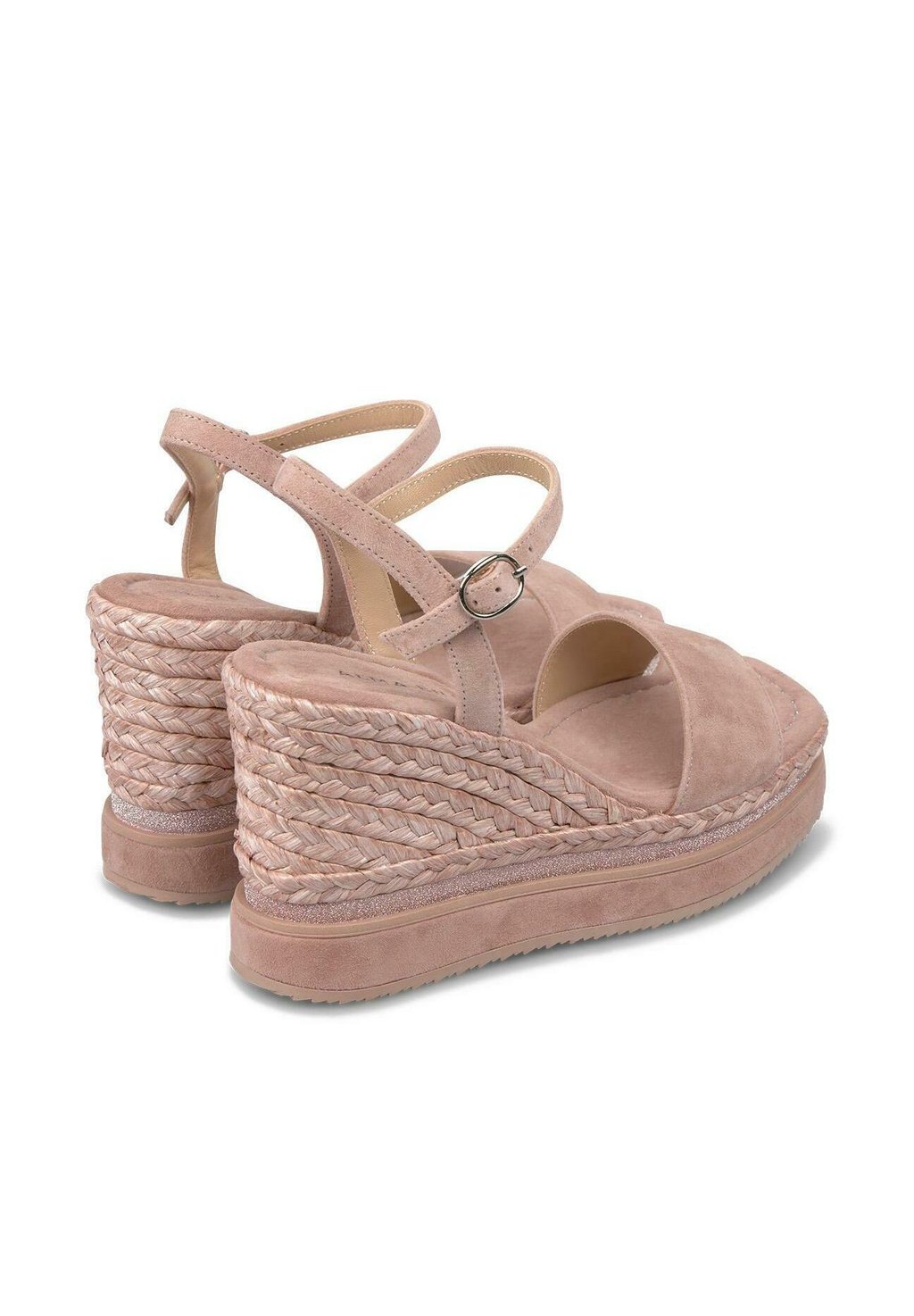 Босоножки на танкетке Espadrillas Alma en Pena, цвет Rosa Jaspeado — фото 4