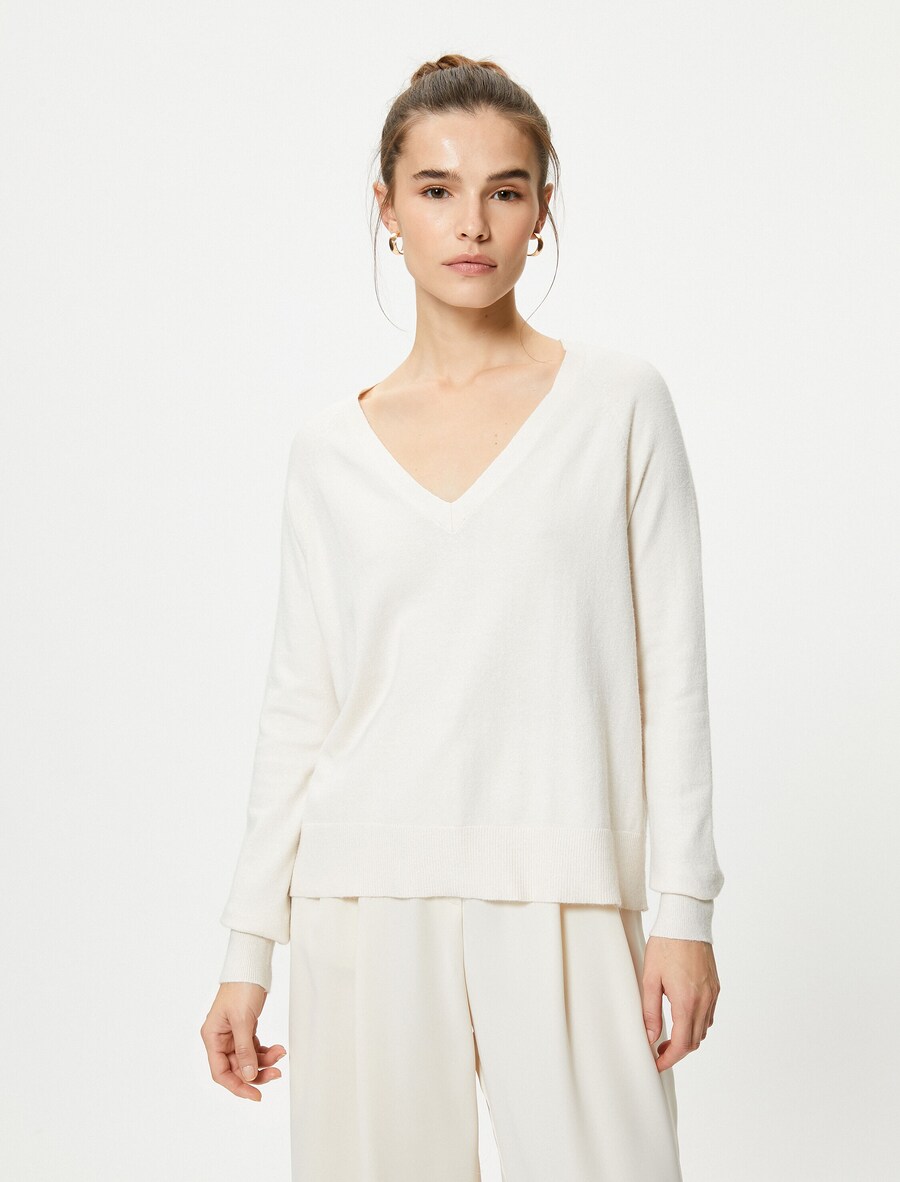 

Свитер Koton, цвет Pearl white