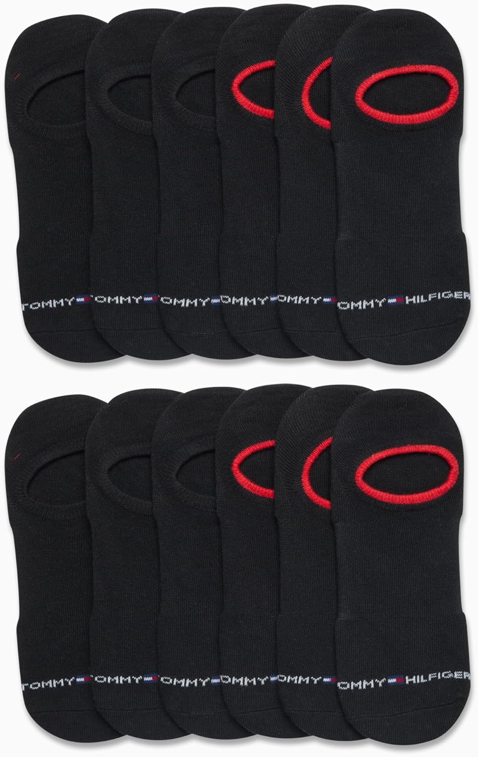 Мужские спортивные носки Tommy Hilfiger - носки Cushion, непромокаемые (12 шт.), Black — фото 4