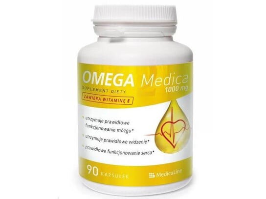 

MedicaLine, Омега Медика 1000 мг, 90 капсул