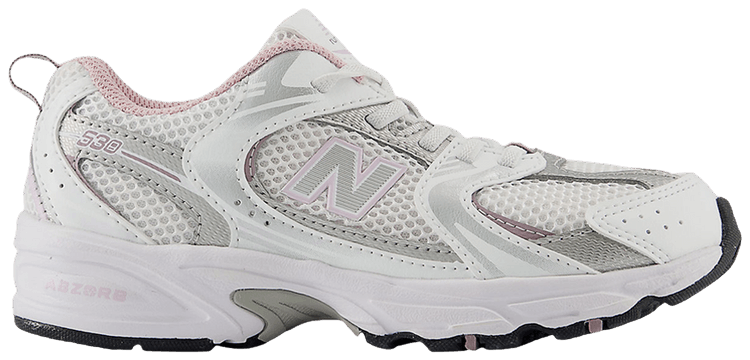 

Кроссовки New Balance 530 Bungee Little Kid Wide 'White Mid Century Pink', белый