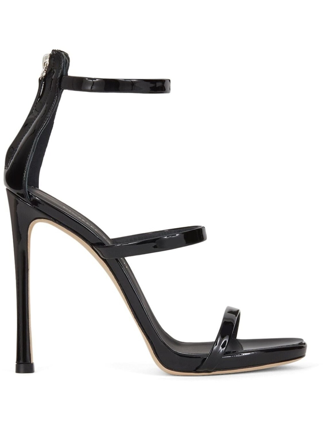 

Giuseppe Zanotti босоножки Harmony с открытым носком, черный