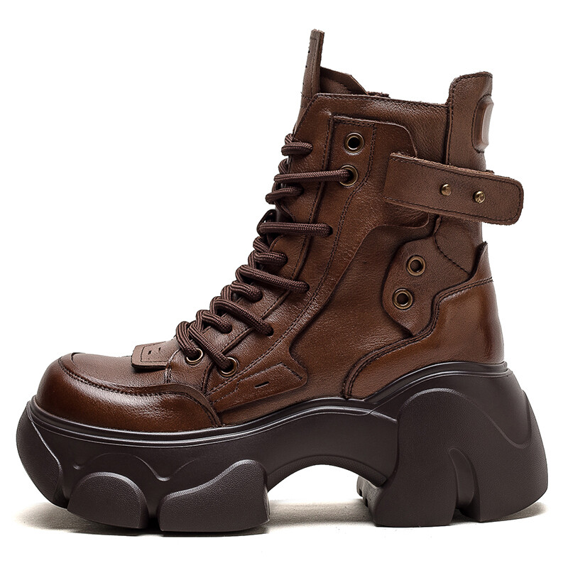 

Ботинки Martin Boot женские Yao Qia, коричневый