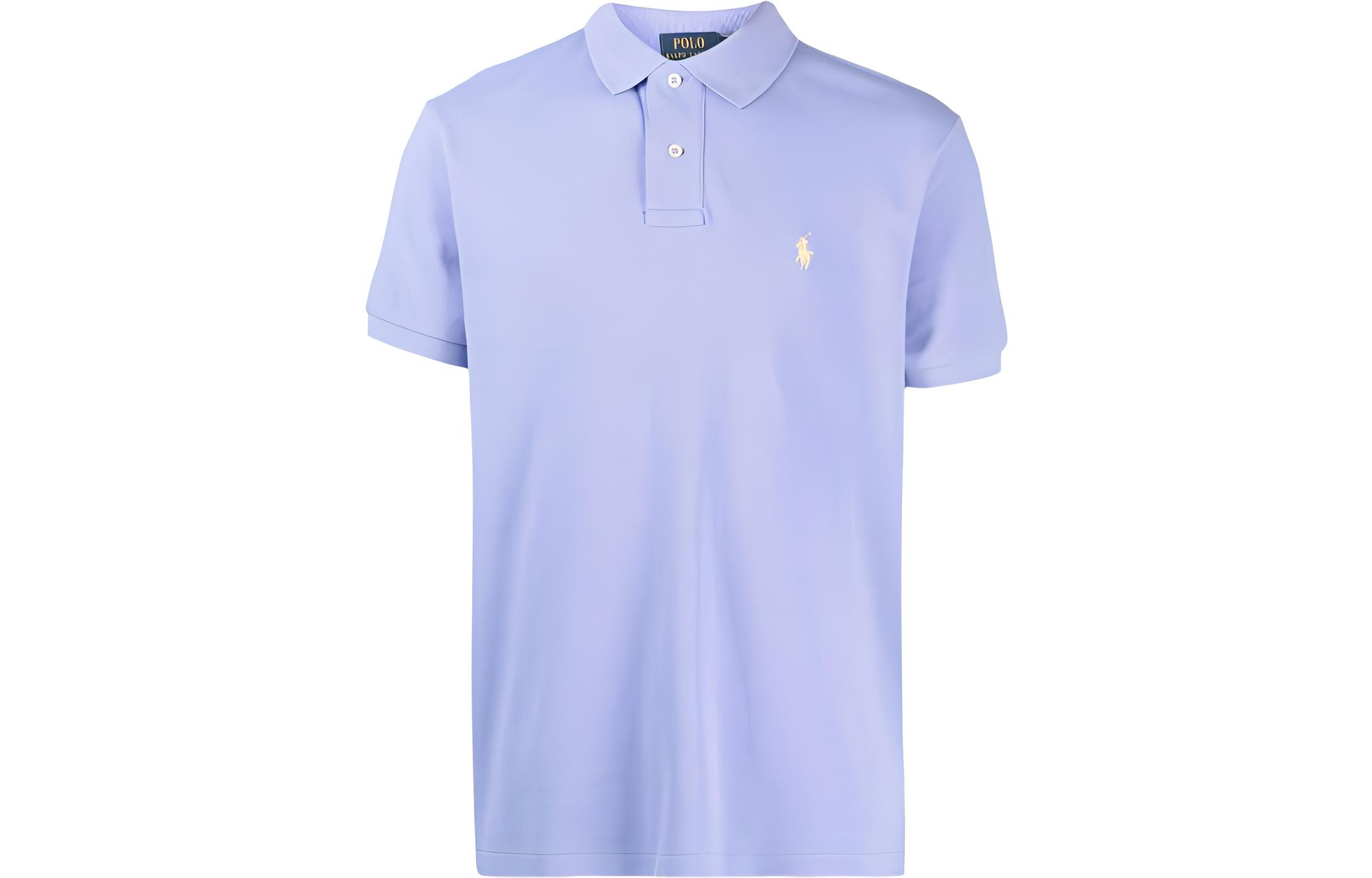 

Рубашка-поло с короткими рукавами и вышитым логотипом Polo Ralph Lauren, фиолетовый