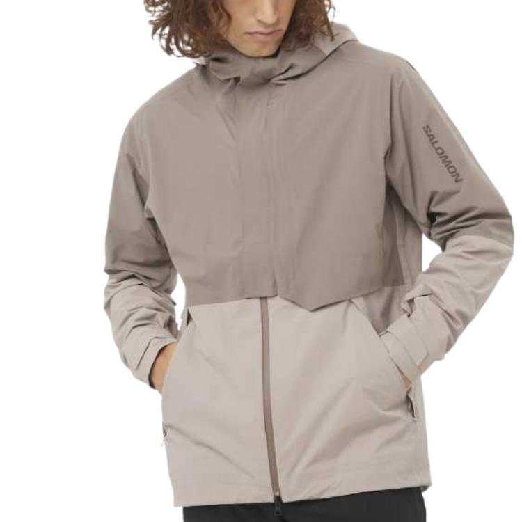 

SALOMON Двухцветная куртка с капюшоном, Gray