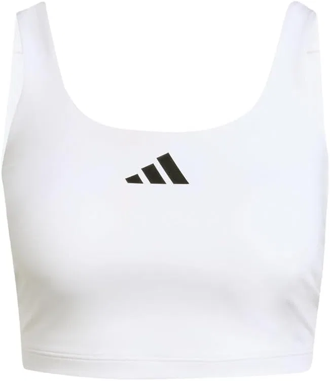 Топ-бра adidas Optime Workout Twist, белый