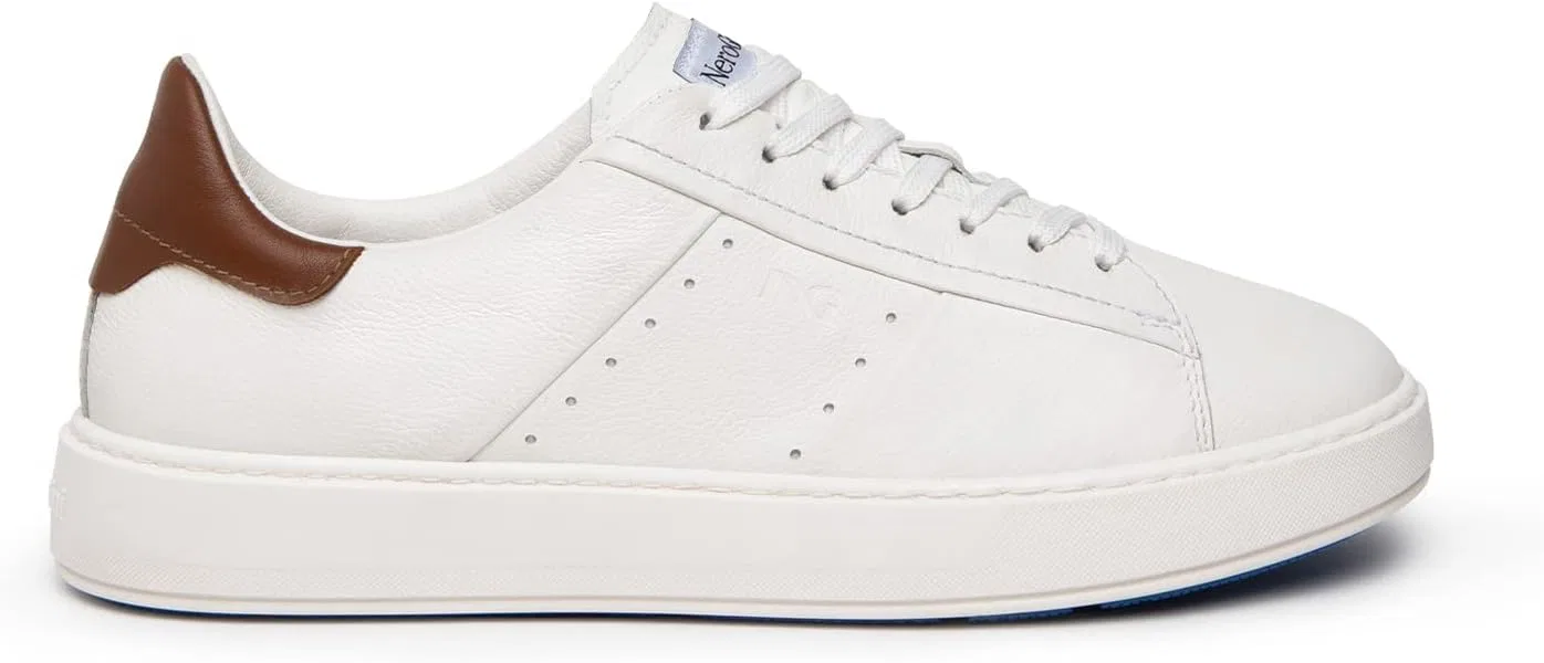 Nero Giardini E302893U Мужские кожаные кроссовки, White