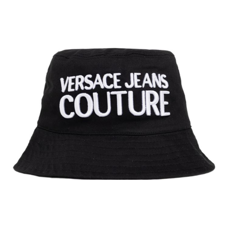 

VERSACE JEANS COUTURE Изогнутая узкополая шляпа-ведро, Black