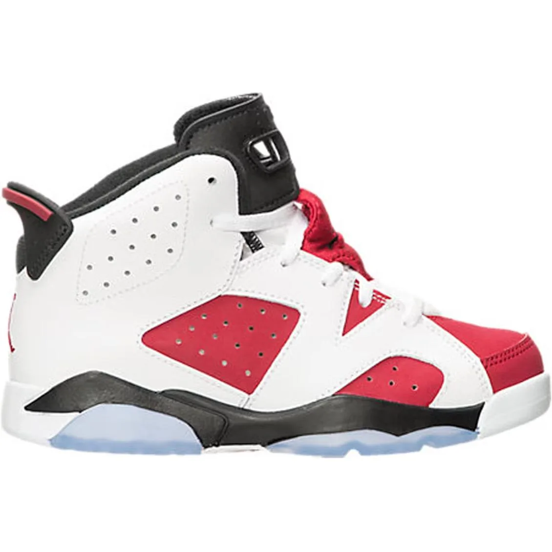 Jordan Air 6 Slip Resistant Abrasion Resistant High top детские баскетбольные кроссовки White Red — фото 3