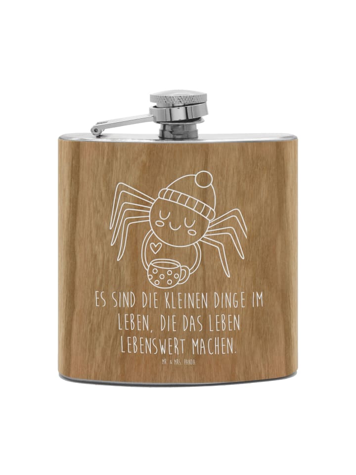 

Mr. & Mrs. Panda Фляга Flachmann Otter Umarmen ohne Spruch in Braun