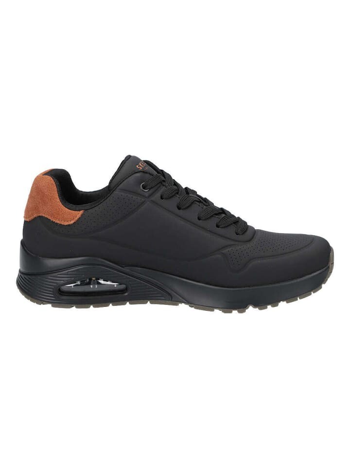 Низкие кроссовки Skechers UNO SUITED ON AIR, цвет black/black — фото 4