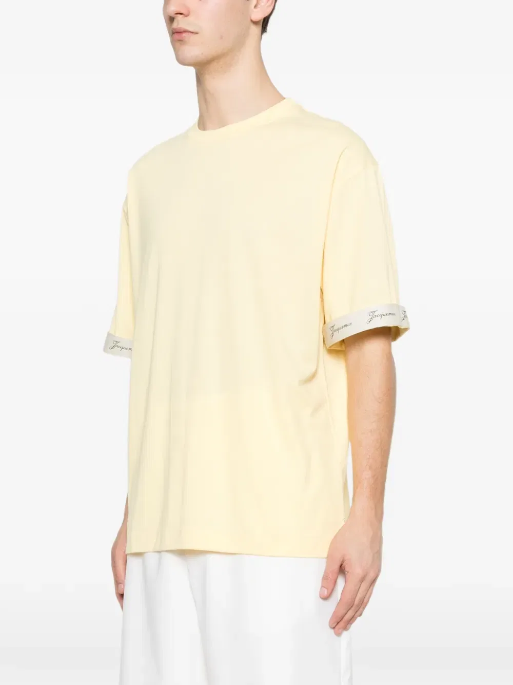Футболка с круглым вырезом Carre Jacquemus, желтый — фото 3