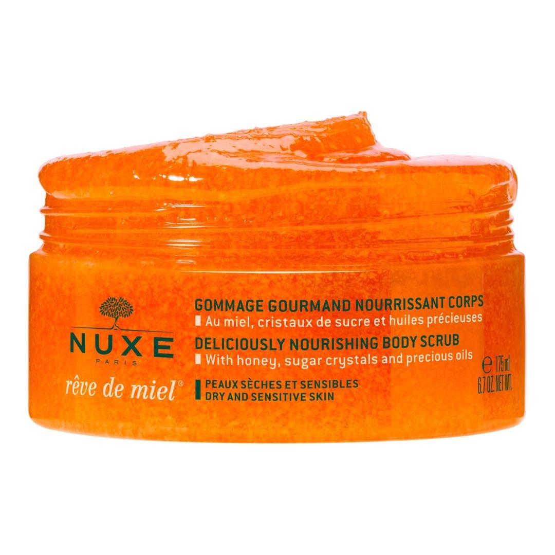 Скраб для тела rêve de miel deliciously nourishing body scrub Nuxe, объем 175 мл — фото 2