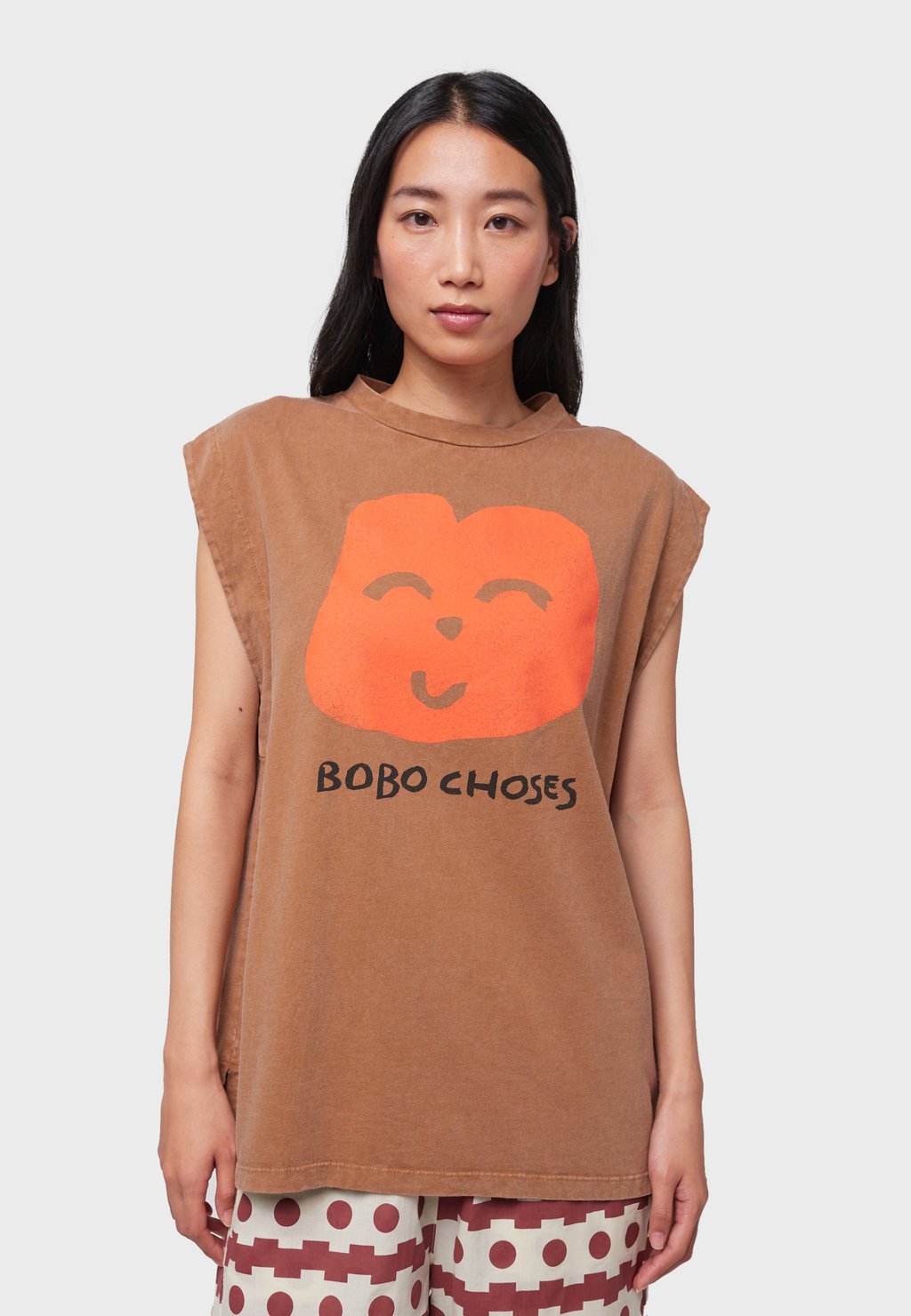 

Топ JOYFUL FACE Bobo Choses, светло-коричневый