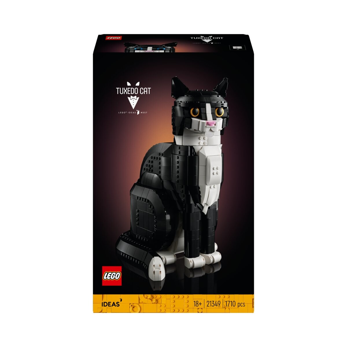 LEGO Ideas Black and White Cat 21349 для любителей животных