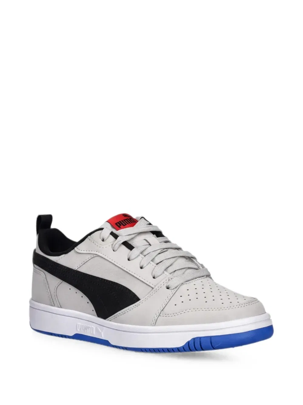 Кроссовки Rebound V6 Lo со вставками из замши Puma Kids, серый