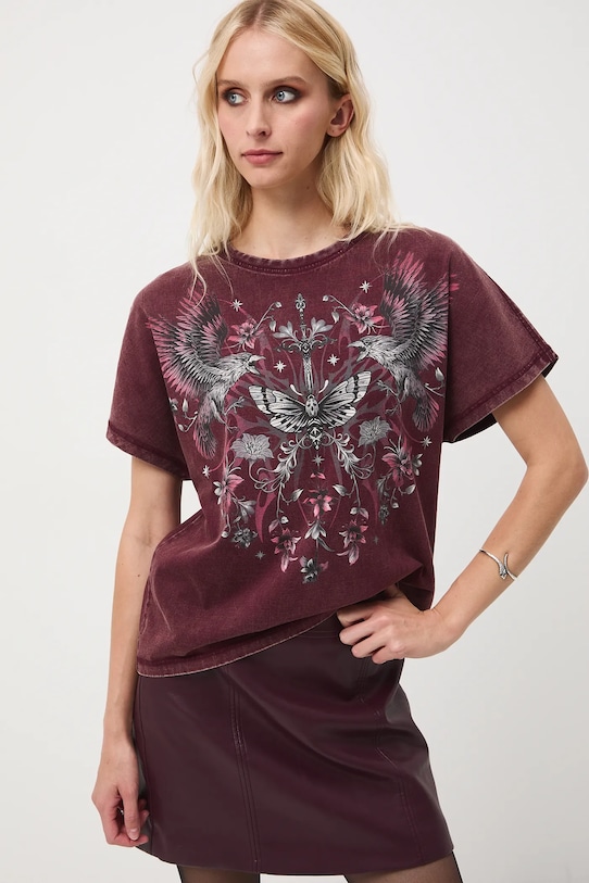 

Хлопковая футболка Medicine, бордовый