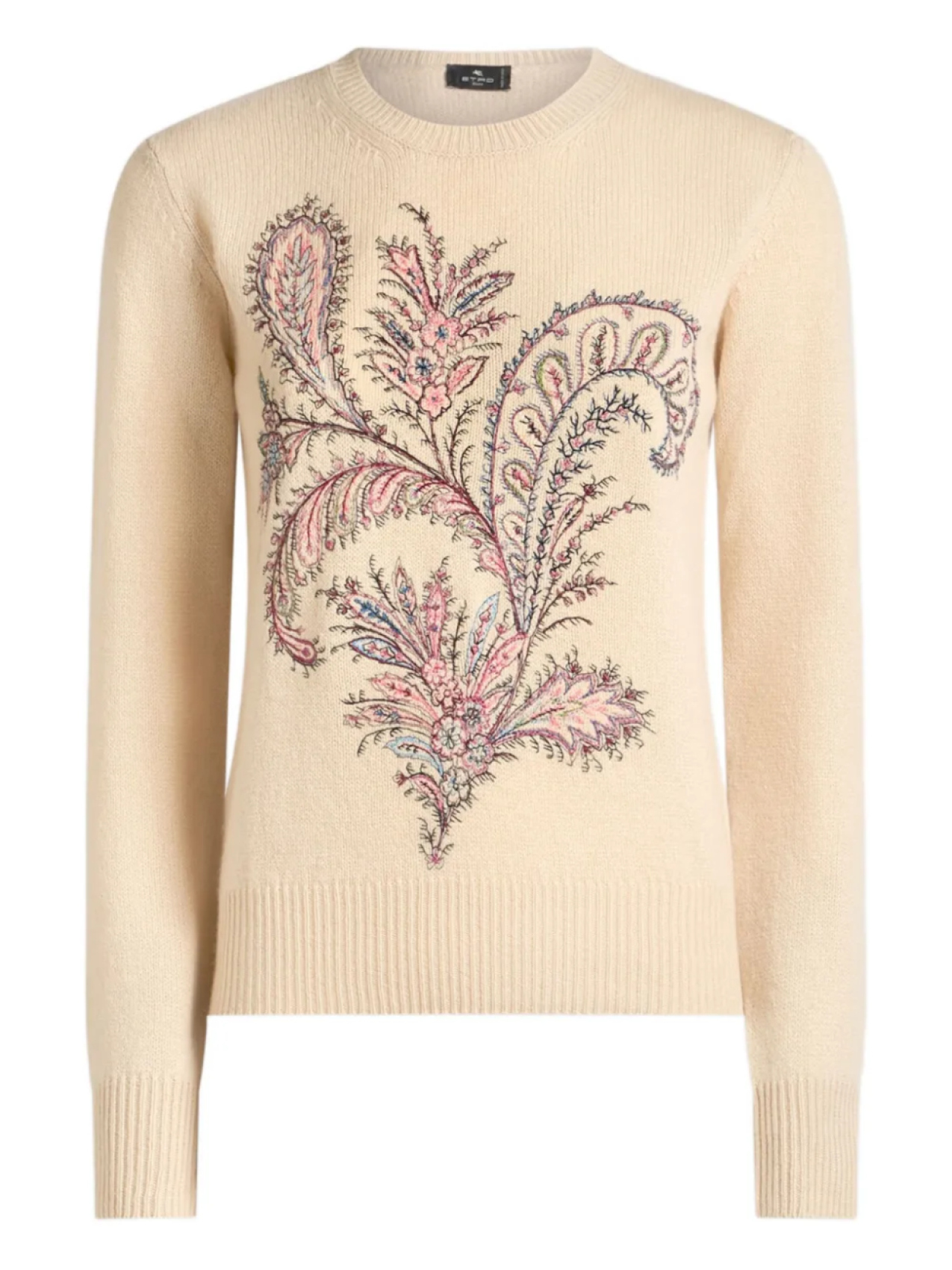 

ETRO жаккардовый свитер с узором пейсли, нейтральный