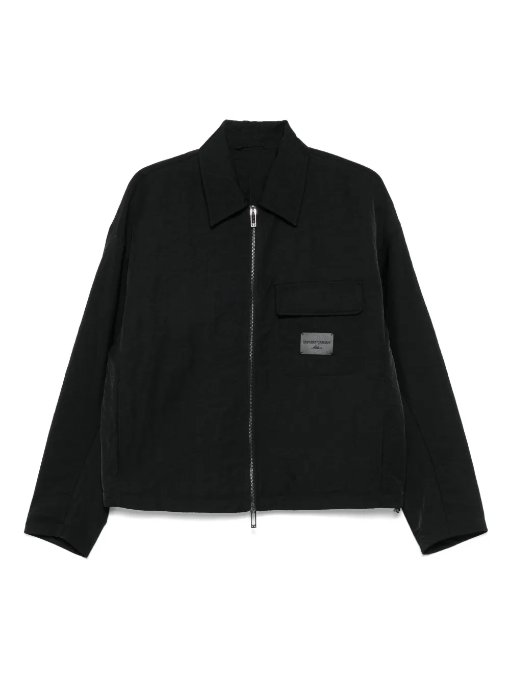 

Куртка с нашивкой-логотипом EMPORIO ARMANI, черный