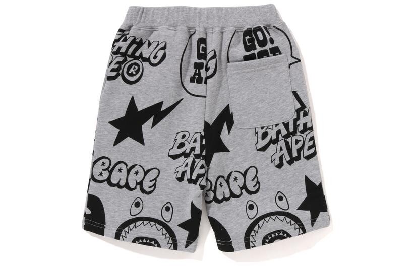 Дети Шорты A Bathing Ape, фиолетовый — фото 2