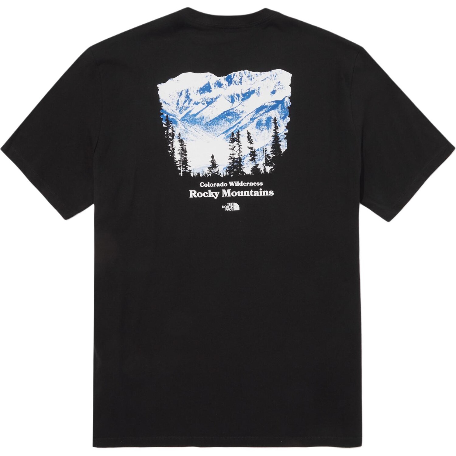 

Футболка унисекс черная The North Face, черный