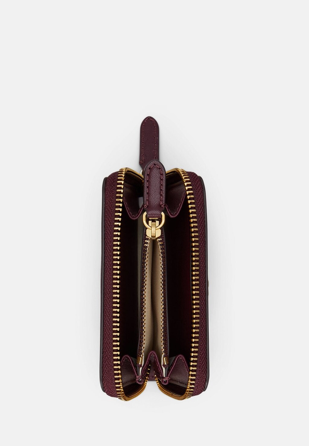 

Кошелек LEATHER CONTINENTAL WALLET Lauren Ralph Lauren, Бордо