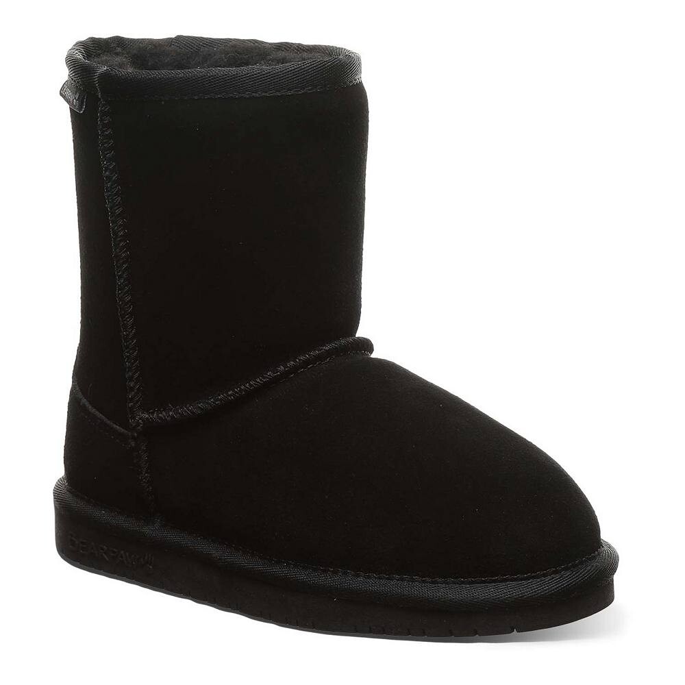 Замшевые зимние ботинки для девочек Bearpaw Emma, черный
