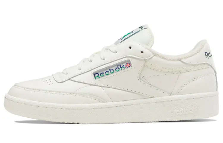 

Кроссовки Reebok Club C 85 Chalk Cobalt Glen Green Logo