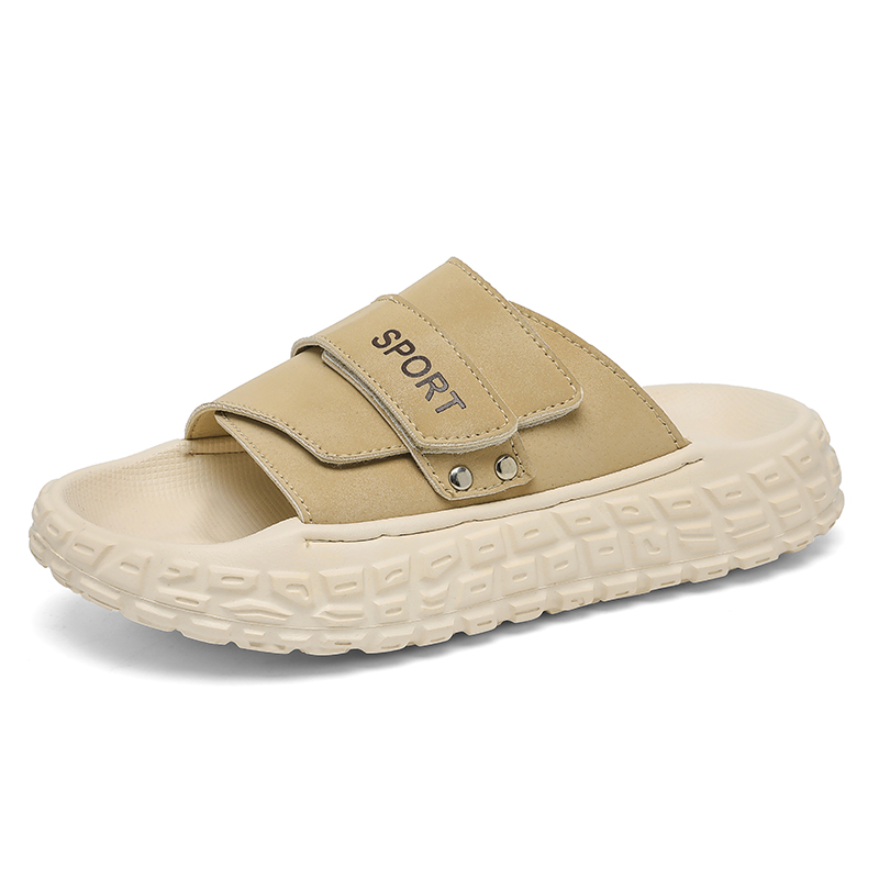 Сандалии Teenagers Abrasion Resistant Breathable Slip Resistant Kids' Sports & Outdoors Slippers Kung Fu partners, хаки — фото 3