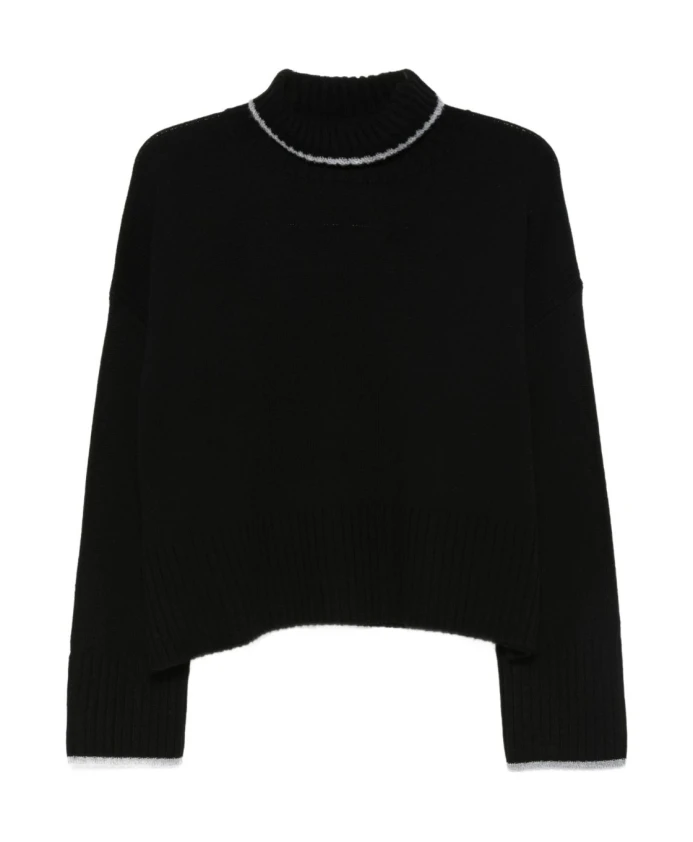 

Роскошный свитер из шерсти и кашемира, осень-зима 2025. Pinko, черный