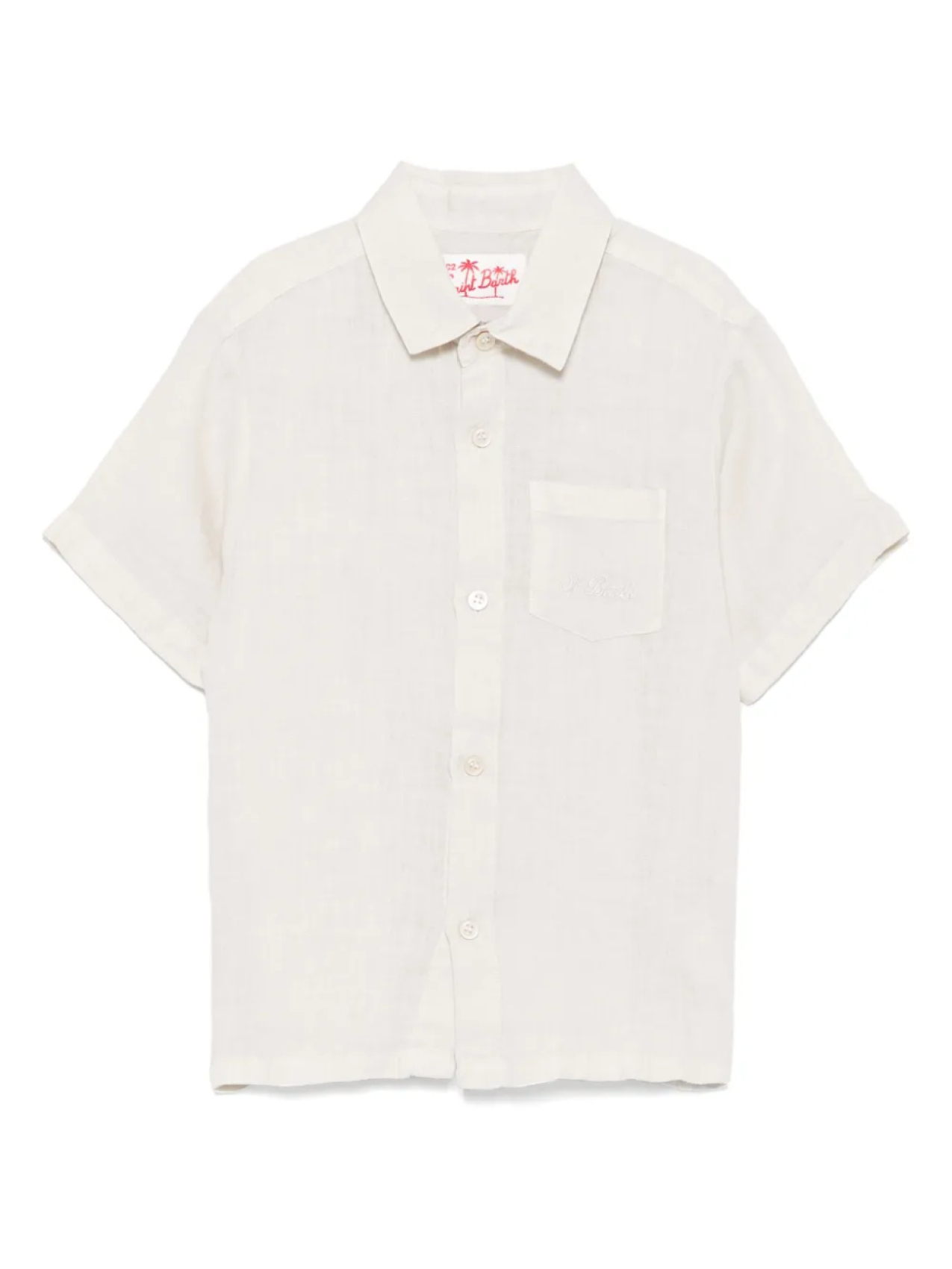 

Рубашка Sifnos MC2 Saint Barth Kids, нейтральный
