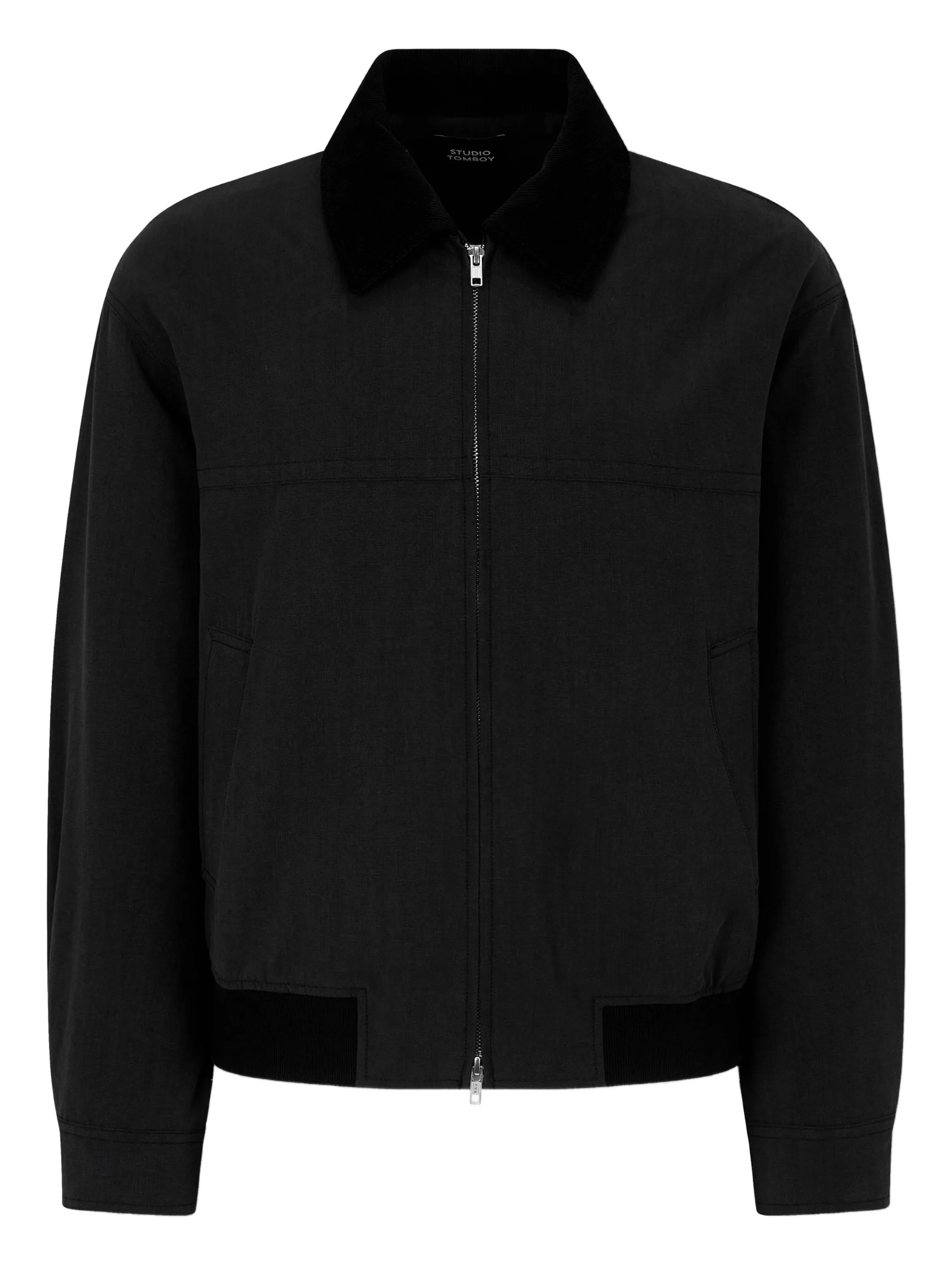 

Бомбер на молнии Tomboy, черный