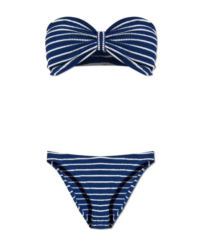 

Раздельный купальник с джинсами Hunza G, синий