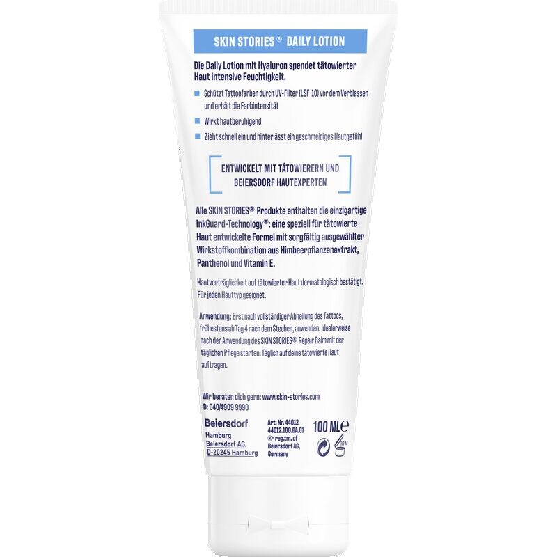 Ежедневный лосьон для татуировок SPF 10 Skin Stories, 100 ml — фото 2