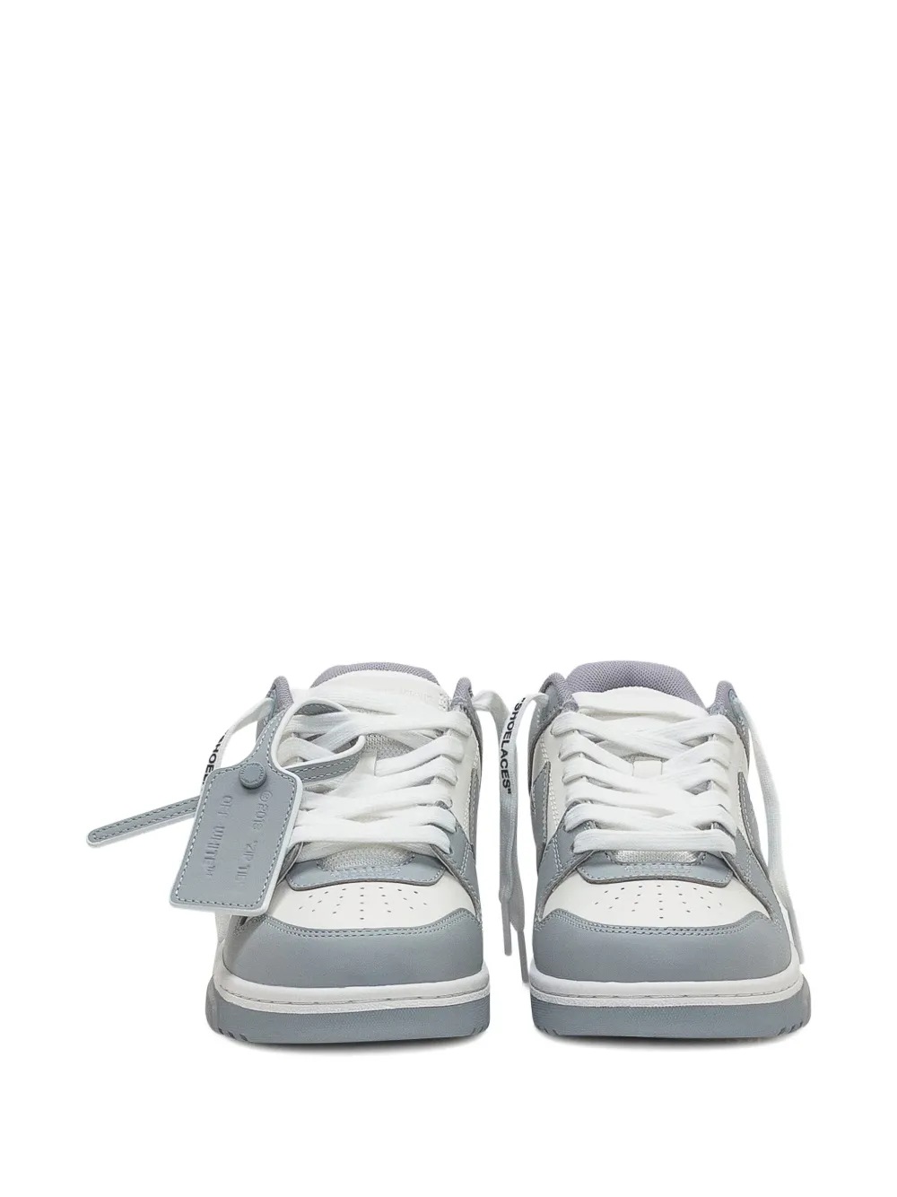 Кроссовки Out Of Office из телячьей кожи OFF-WHITE, серый — фото 2