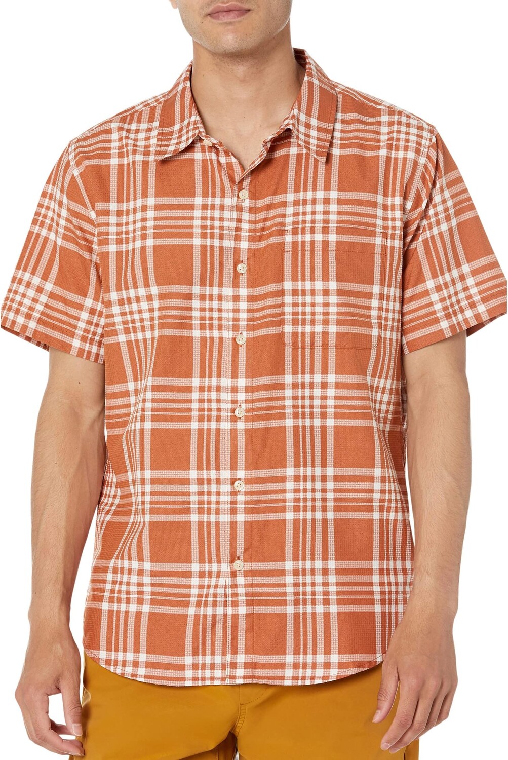 

Рубашка Marmot Aerobora Novelty Short Sleeve, цвет Auburn/Papyrus