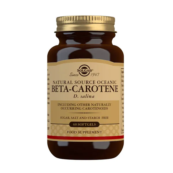 

Биологически активная добавка Beta Caroteno 100% Natural Solgar, 60 UD