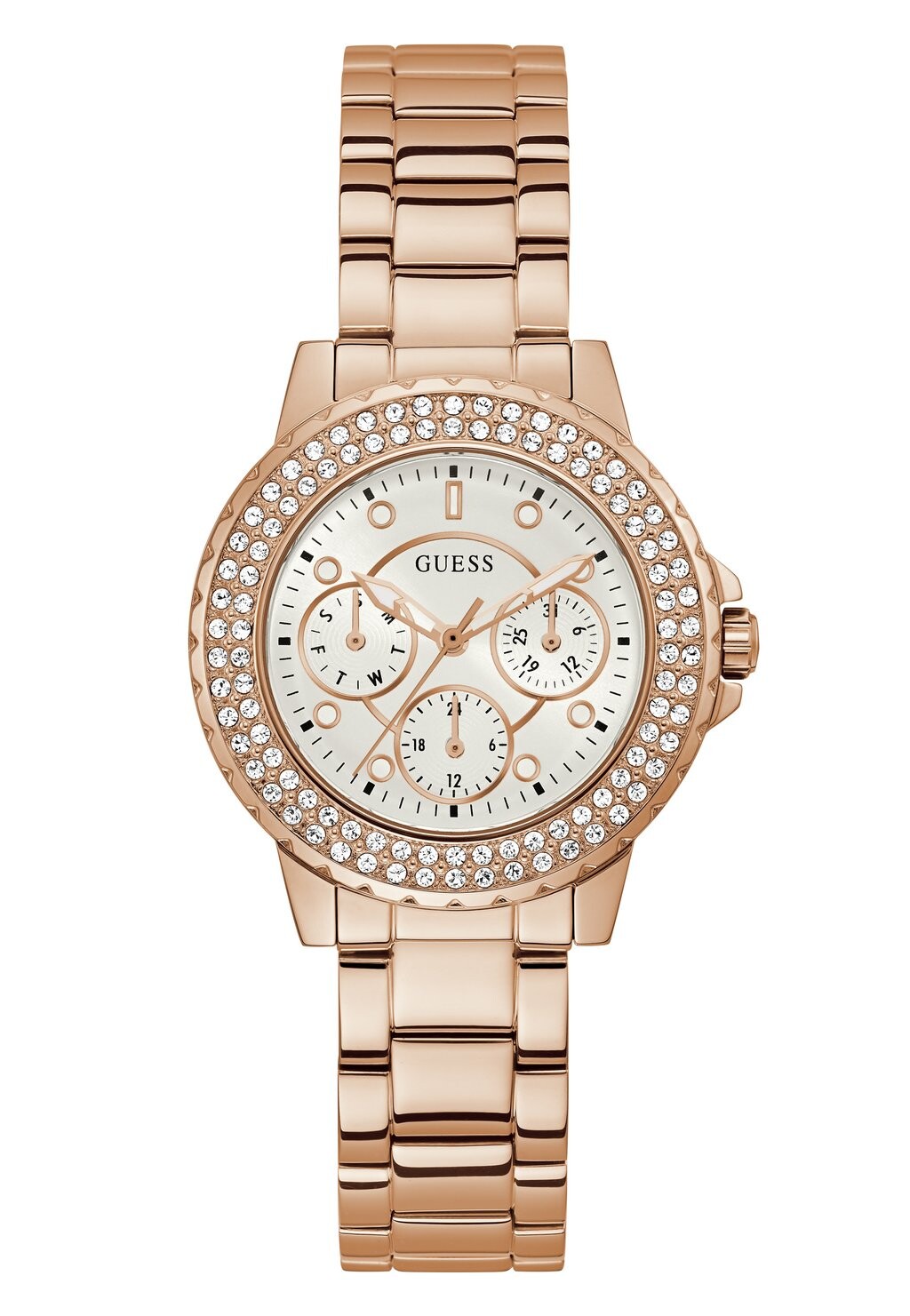 

Хронограф CROWN JEWEL Guess, розовато-золотой