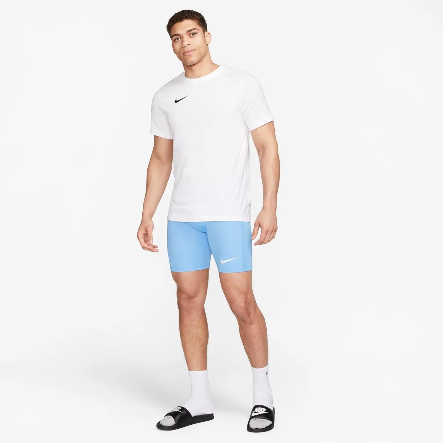 Тренировочные шорты Nike, University Blue/White — фото 4