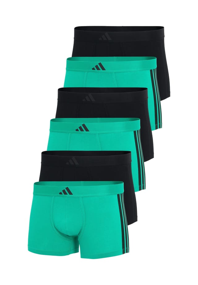 

Ретро шорты/брюки 6 пар активный гибкий хлопок 3 полоски Adidas, мультиколор