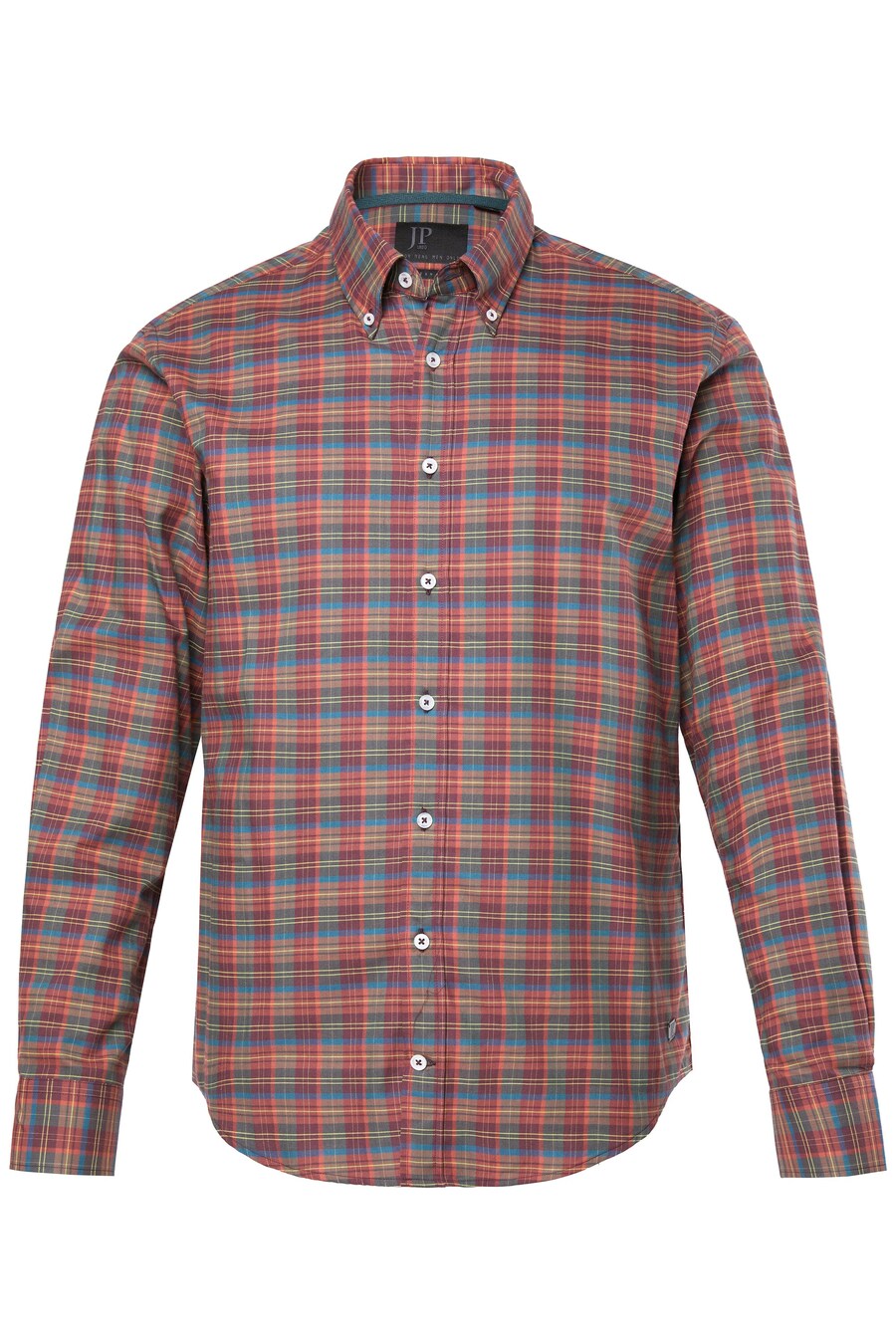 

Рубашка на пуговицах классического кроя JP1880, Blood red