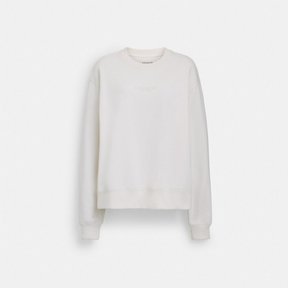 

Джемпер Coach Crewneck, белый