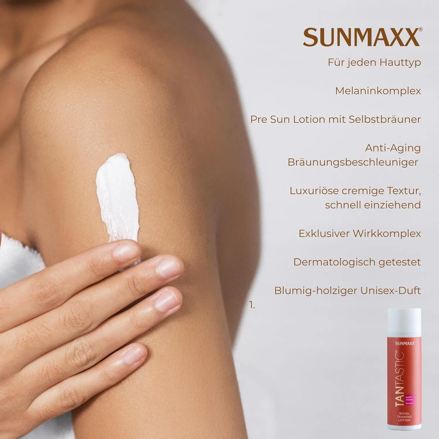 Лосьон для тела с автозагаром SUNMAXX TANTASTIC Royal Tanning Lotion Sunmaxx — фото 2