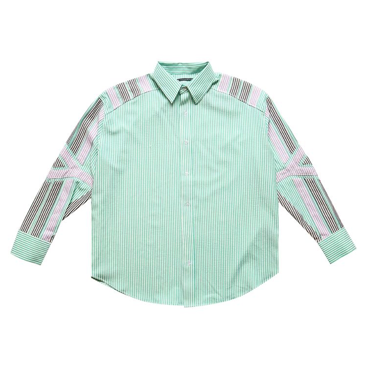 

Рубашка Aris Tatalovich Stripe Skiing Shirt 'Green', зеленый